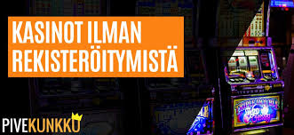 Rahapelit ilman rekisteröintiä - Nopea ja vaivaton pelikokemus